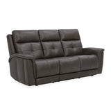 Ranger Leather 3XPower Reclining Sofa with Console