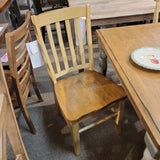 Quails Run - Almond/Wheat Rake Back Side Chair