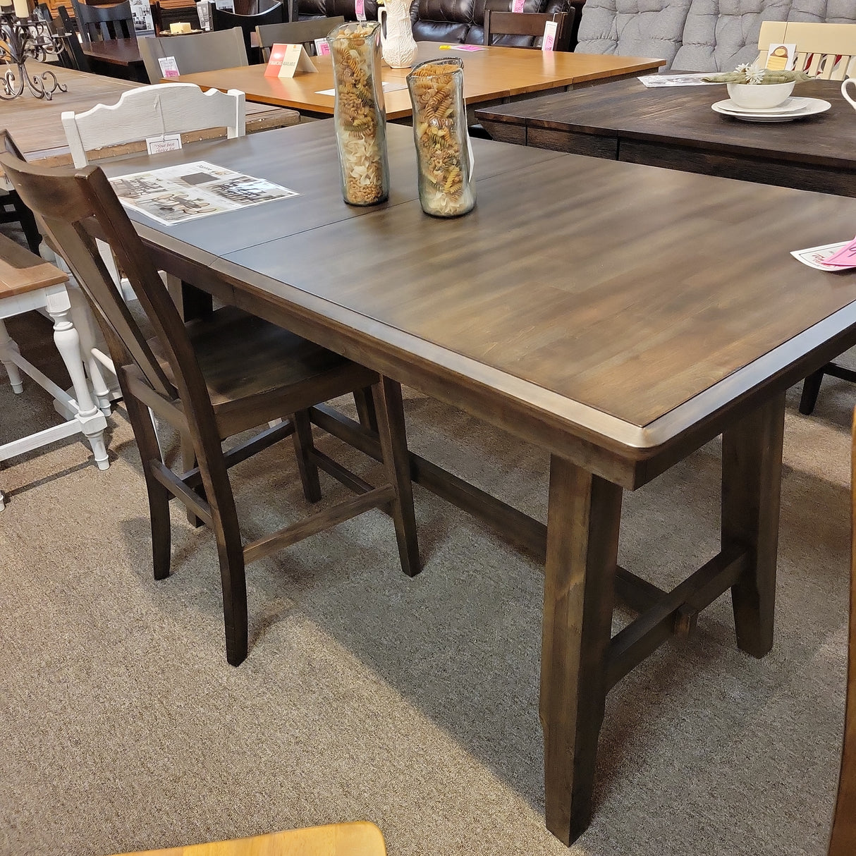 Daphne 78" Tall Table w/ 12" Leaf
