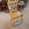 Quails Run - Almond/Wheat 24" Rake Back Barstool