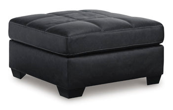 Oversized Accent Ottoman Barlin Mills Carbon