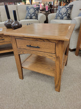 Stone Lake 1 Drawer Large End Table