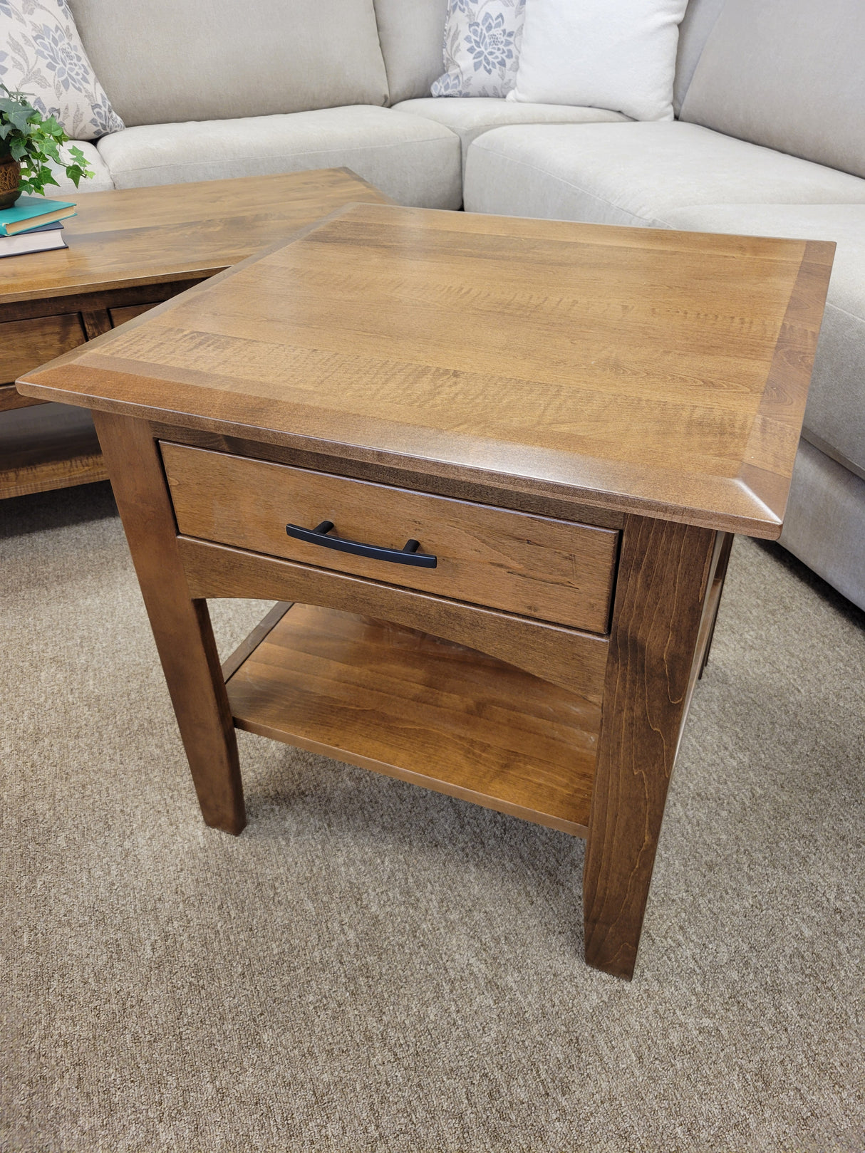Stone Lake 1 Drawer Large End Table