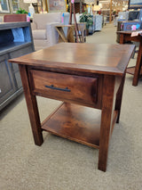 Maple Ridge 1 Drawer Large End Table