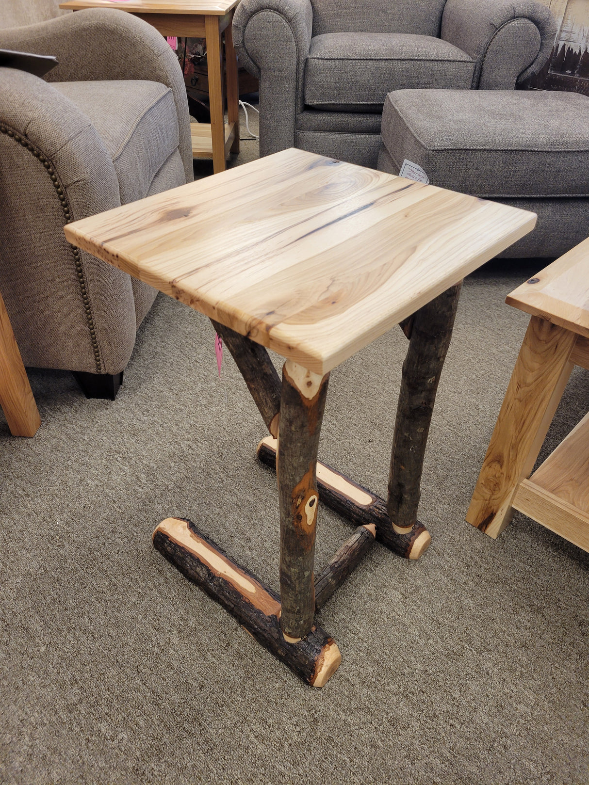 Rustic Hickory Small Sofa Server