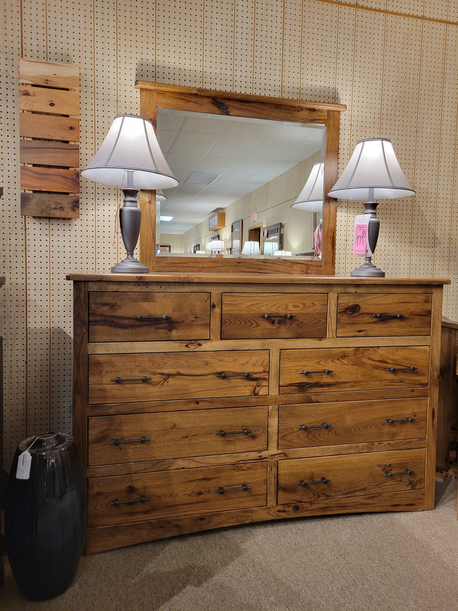 Doyle Amish Collection - 9 Drawer Dresser Hickory Timlin's Furniture & Mattress Doyle Amish Collection - 9 Drawer Dresser Hickory Timlin's Furniture & Mattress