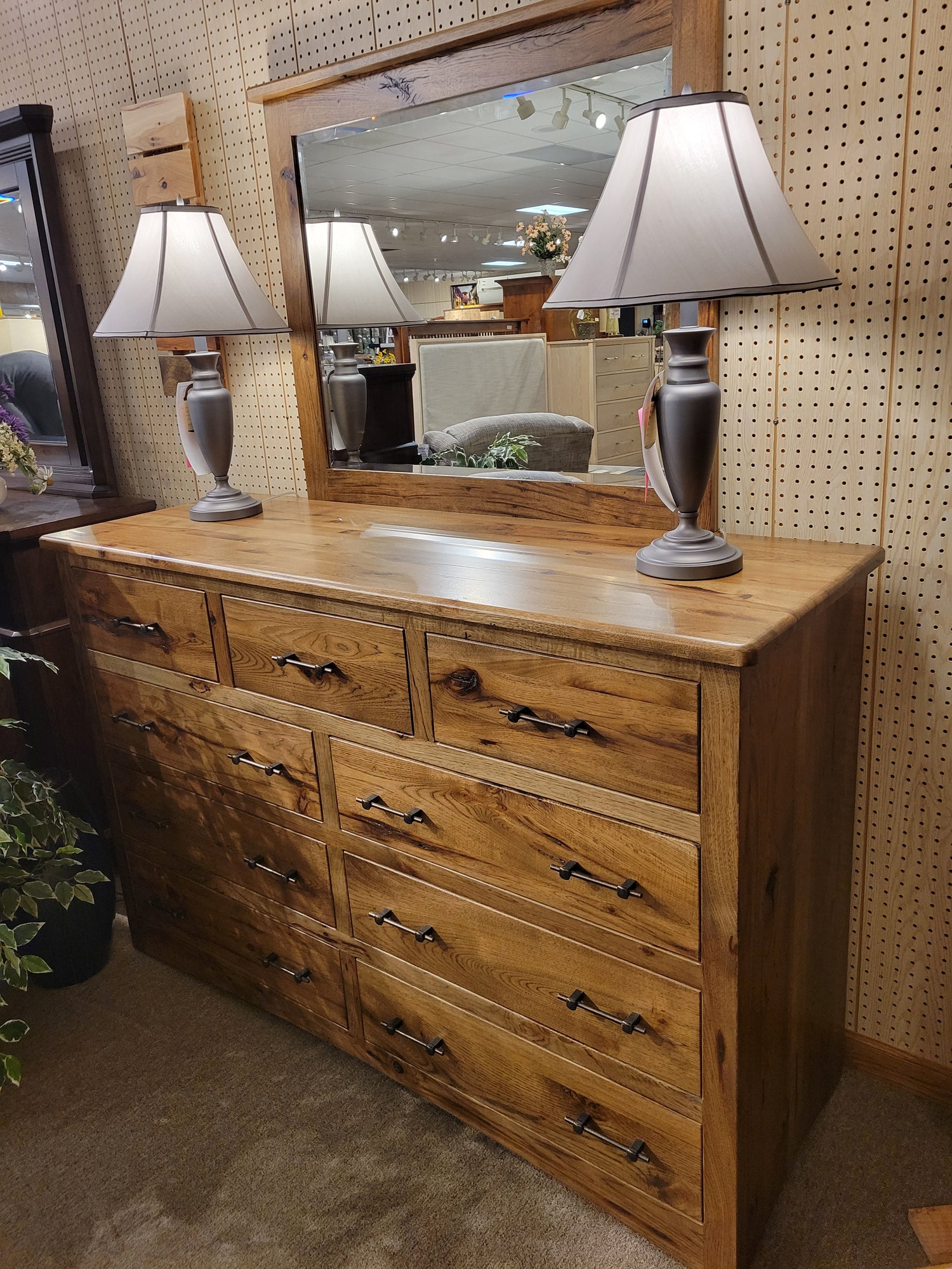 Doyle Amish Collection - 9 Drawer Dresser Hickory Timlin's Furniture & Mattress Doyle Amish Collection - 9 Drawer Dresser Hickory Timlin's Furniture & Mattress