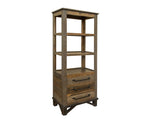Loft Brown Collection 3 Drawer Pier / Bookcase