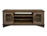Loft Brown 68" 2 Door TV Stand for Wall Unit