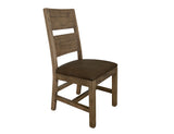 Natural Teca Upholstered Dining Chair