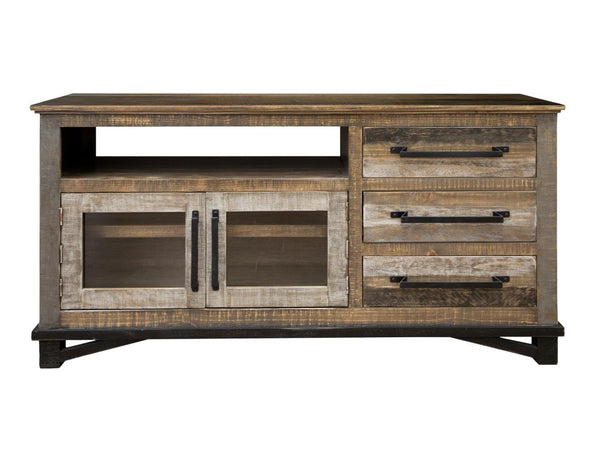 Loft Brown 3 Drawer, 2 Doors 62" TV Stand