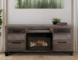 Loft Brown 70" Fireplace