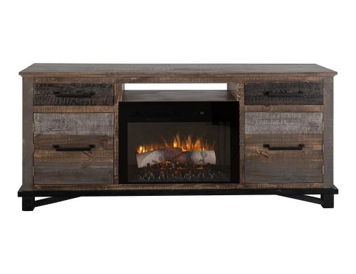 Loft Brown 70" Fireplace