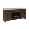 2572-FP63 Fireplace TV Stand