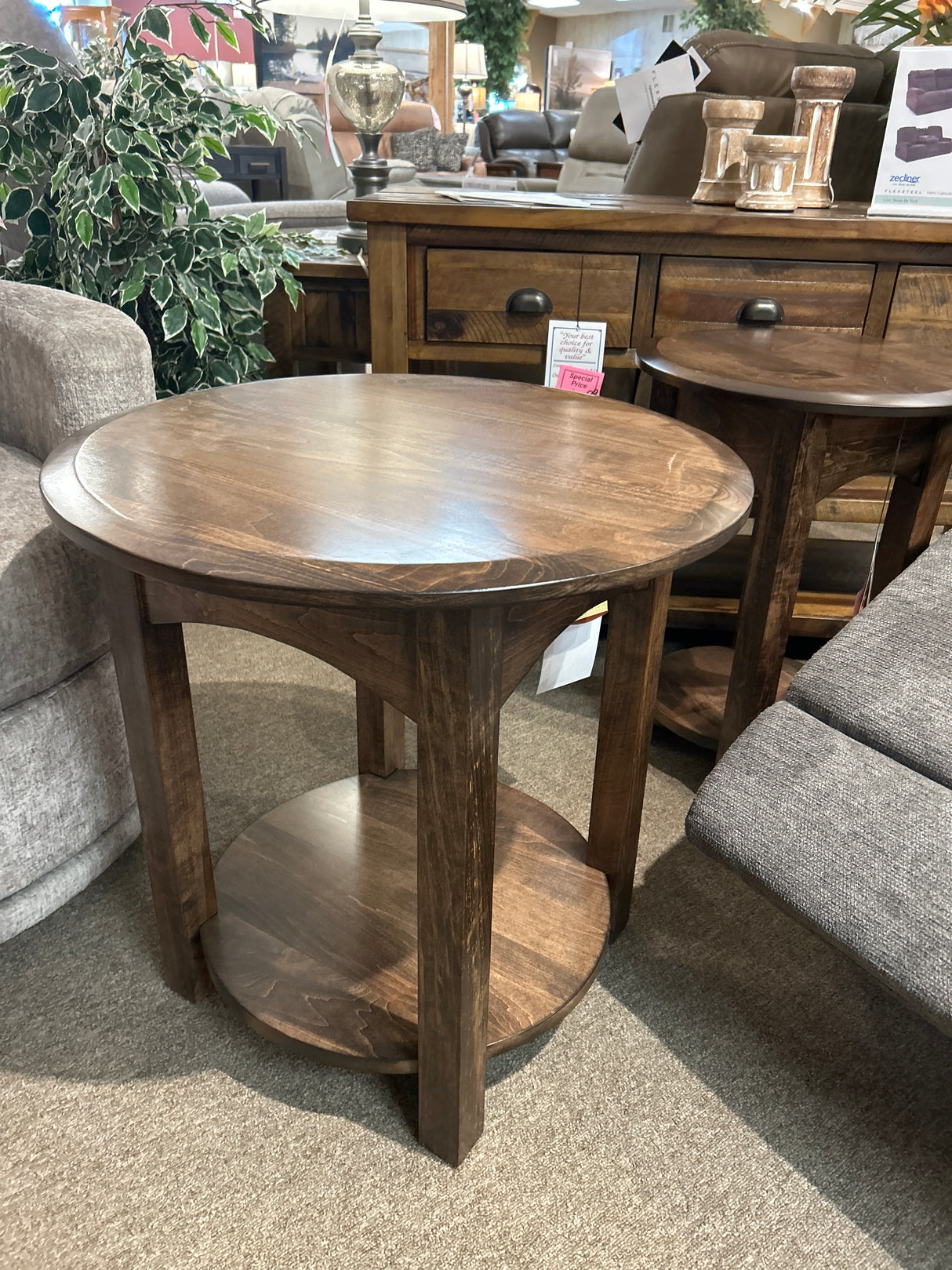 Stone Lake 24" Round End Table