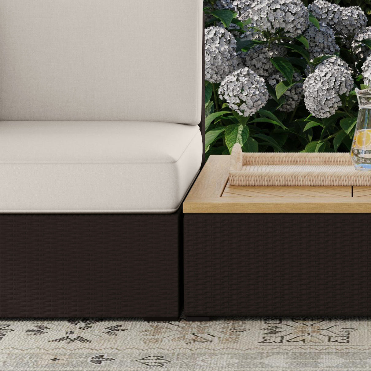 Homestyles Outdoor Sectional Side Chair 6800-12
