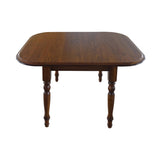 Laminated Drop Leaf Dining Leg Table w/ 2-9" Drop Leaves