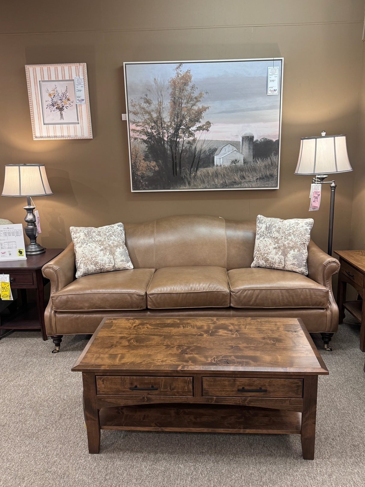 Darlington Leather Sofa