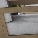 Homestyles Outdoor Lounge Armchair Pair and End Table 5675-10-10D-21