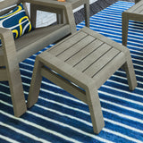 Homestyles Outdoor Lounge Chair with Ottoman 5675-12-90