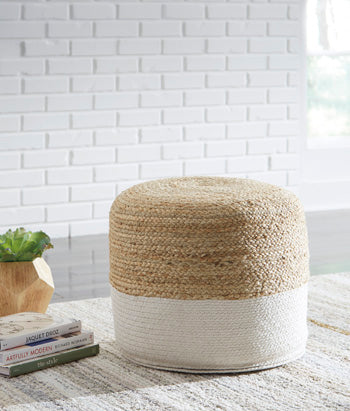 Pouf Sweed Valley Natural/White