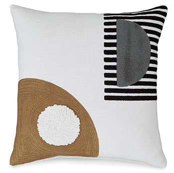 Pillow Longsum Black/White/Honey