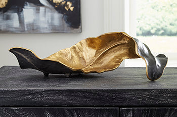 Sculpture Melinda Black/Gold Finish