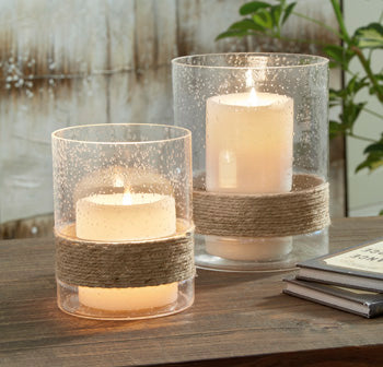 Candle Holder Set (2/CN) Eudocia Clear