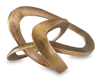 Sculpture Dunnruck Antique Brass Finish