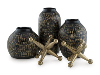 Accessory Set (5/CN) Vinburn Black/Gold Finish