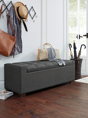 Storage Bench Cortwell Gray