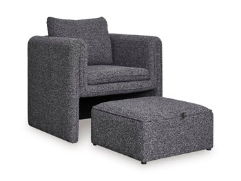 Accent Chair Vreni Charcoal/Black