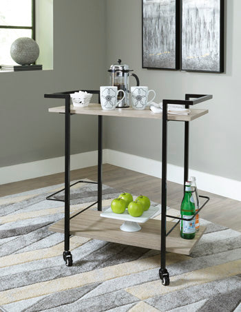 Bar Cart Waylowe Brown/Black