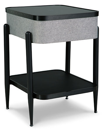 Accent Table with Speaker Jorvalee Gray/Black