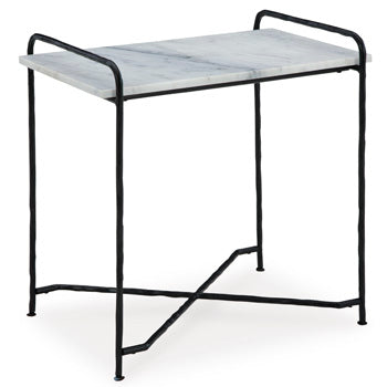 Accent Table Ashber White/Black