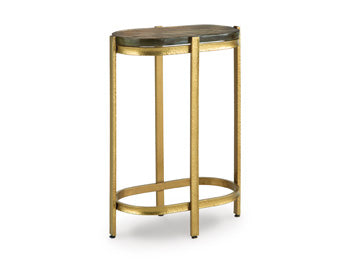 Accent Table Porterville Gold Finish
