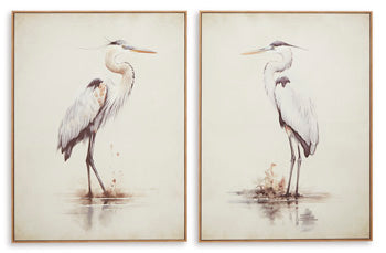 Wall Art Set (2/CN) Aubinell Beige