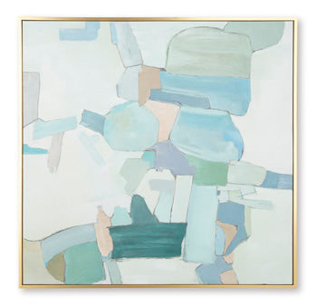 Wall Art Wynburn White/Blue/Green