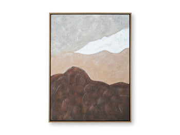Wall Art Fanthorne Tan/Brown/White
