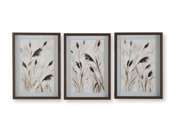 Wall Art Set (3/CN) Honslow Brown/Black/White