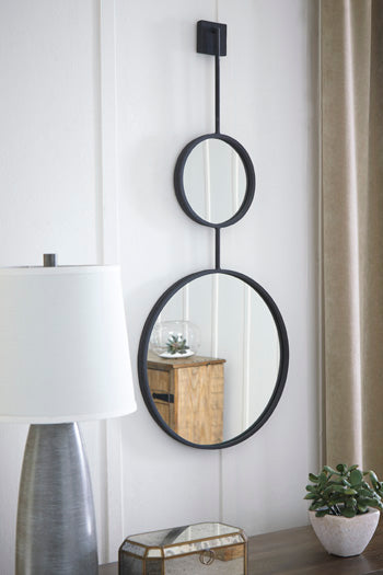 Accent Mirror Brewer Black