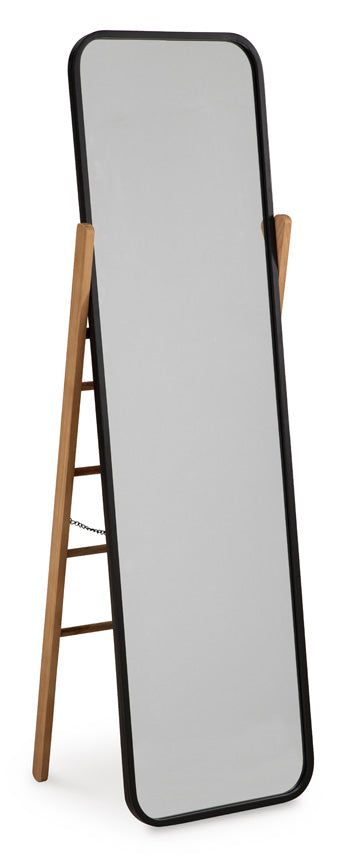 Floor Mirror Bronick Black/Brown
