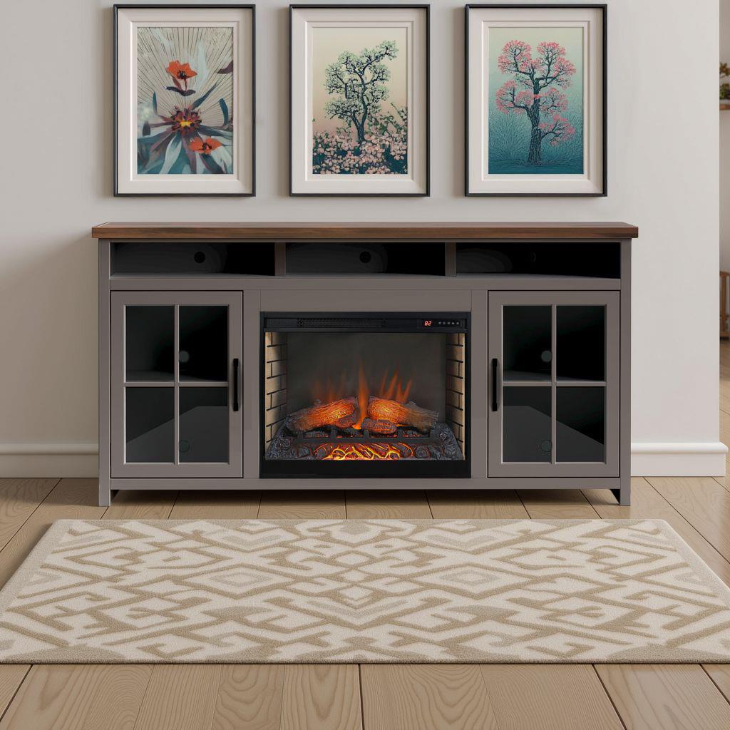 Avalon 74" Fireplace TV Console