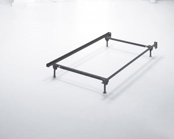Twin/Full Bolt on Bed Frame Platform Metallic
