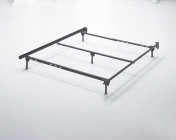 Queen Bolt on Bed Frame Platform Metallic