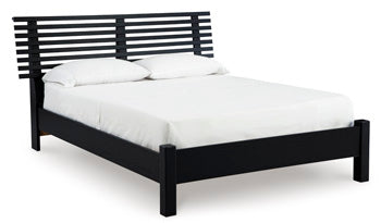 Queen Panel Footboard w/Rails Danziar Black