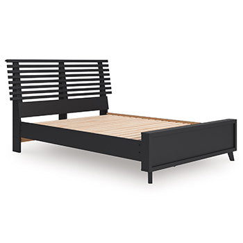 Full Slat Headboard Danziar Black