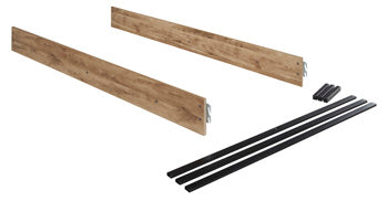Twin Panel Rails Hyanna Tan Brown