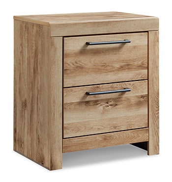 Two Drawer Night Stand Hyanna Tan Brown
