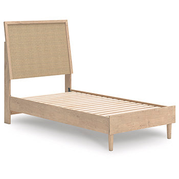 Twin Panel Footboard w/Rails Cielden Tan